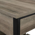 Banc de rangement à abattant, Chêne Blanc/Gris Lavé/Bois de Grange/Noyer Foncé, 1 personne