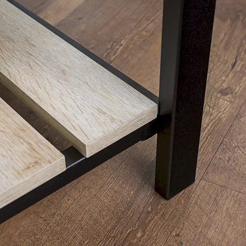 Banc de rangement à abattant, Chêne Blanc/Gris Lavé/Bois de Grange/Noyer Foncé, 1 personne