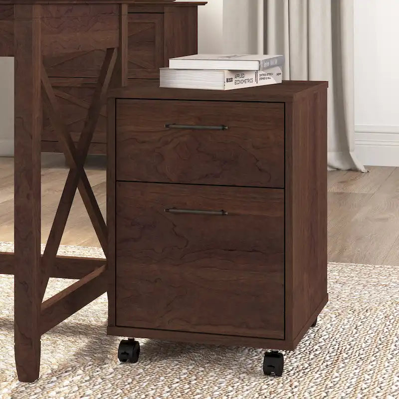 Classeur mobile à 2 tiroirs, style fermier, pour utilisateur unique – Plusieurs coloris