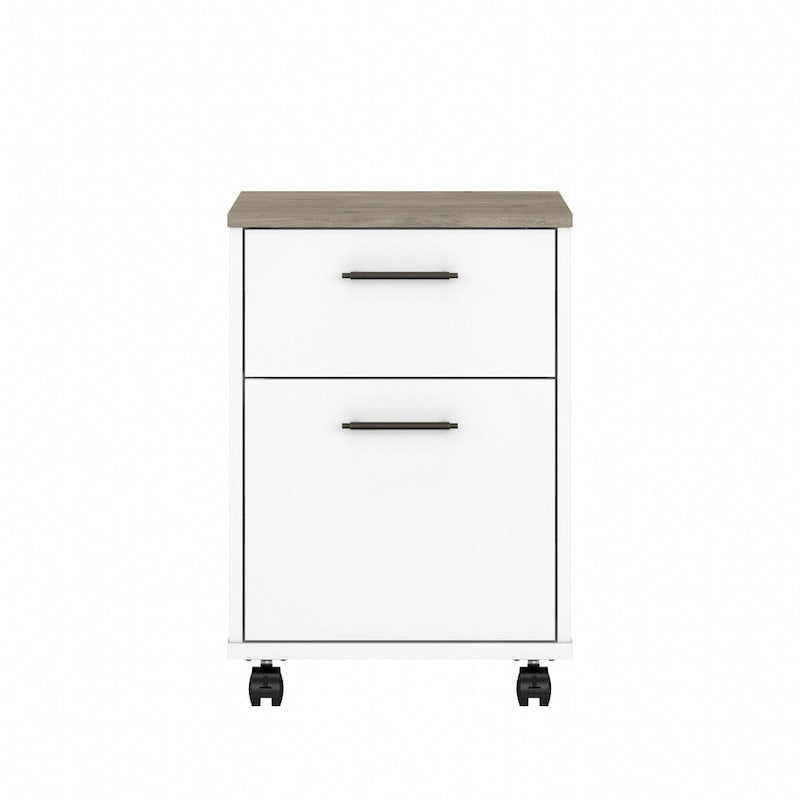 Classeur mobile à 2 tiroirs, style fermier, pour utilisateur unique – Plusieurs coloris