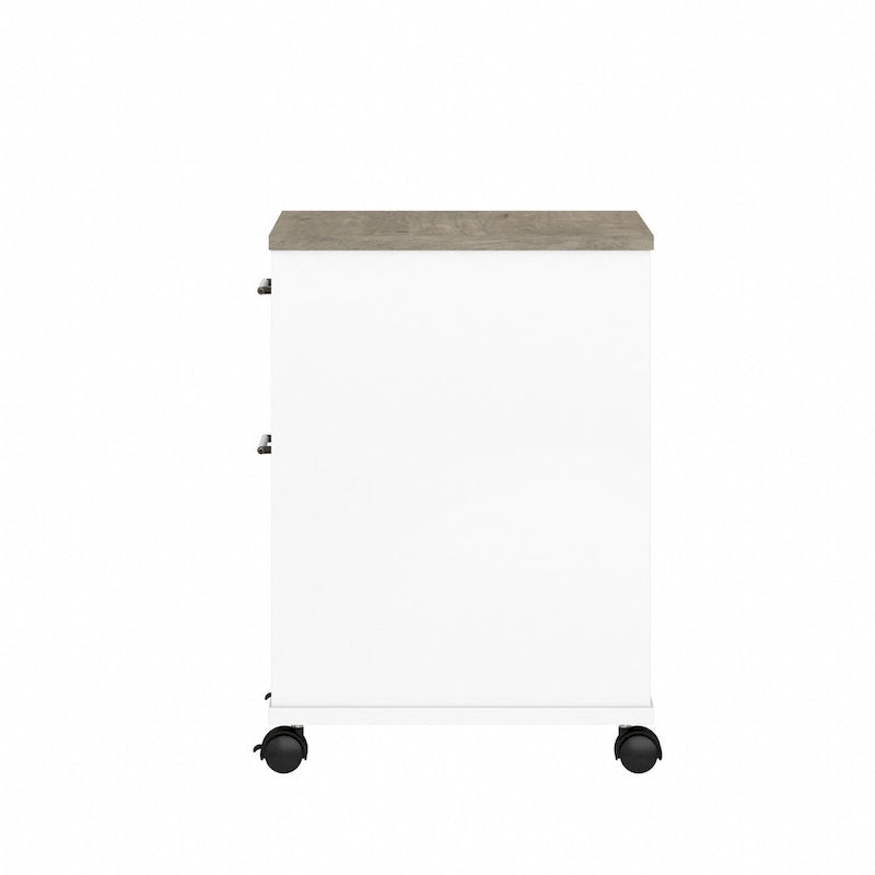 Classeur mobile à 2 tiroirs, style fermier, pour utilisateur unique – Plusieurs coloris