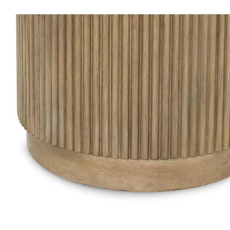 Table d'appoint marron clair et blanc, plateau en faux marbre, pour 1 personne