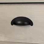 Table de chevet gris pierre à 1 tiroir avec étagère, lot de 2