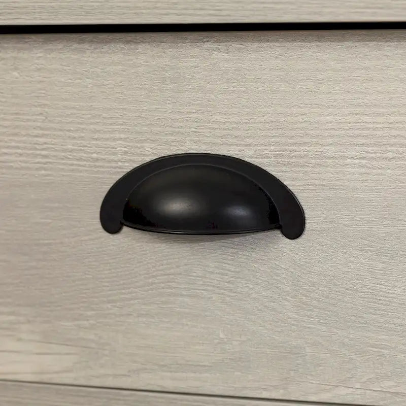 Table de chevet gris pierre à 1 tiroir avec étagère, lot de 2