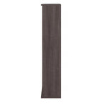 Bibliothèque haute à 5 étagères, hickory moderne/gris platine/noyer noir/gris orage/blanc, 1 personne