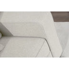 Canapé sectionnel modulaire réversible 4 places gris / gris foncé / anthracite / crème
