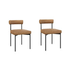 Tabouret de bar et chaise de salle à manger en métal mi-siècle Boucle marron/gris clair/or/crème avec dossier rembourré – De l'unité au lot de 6