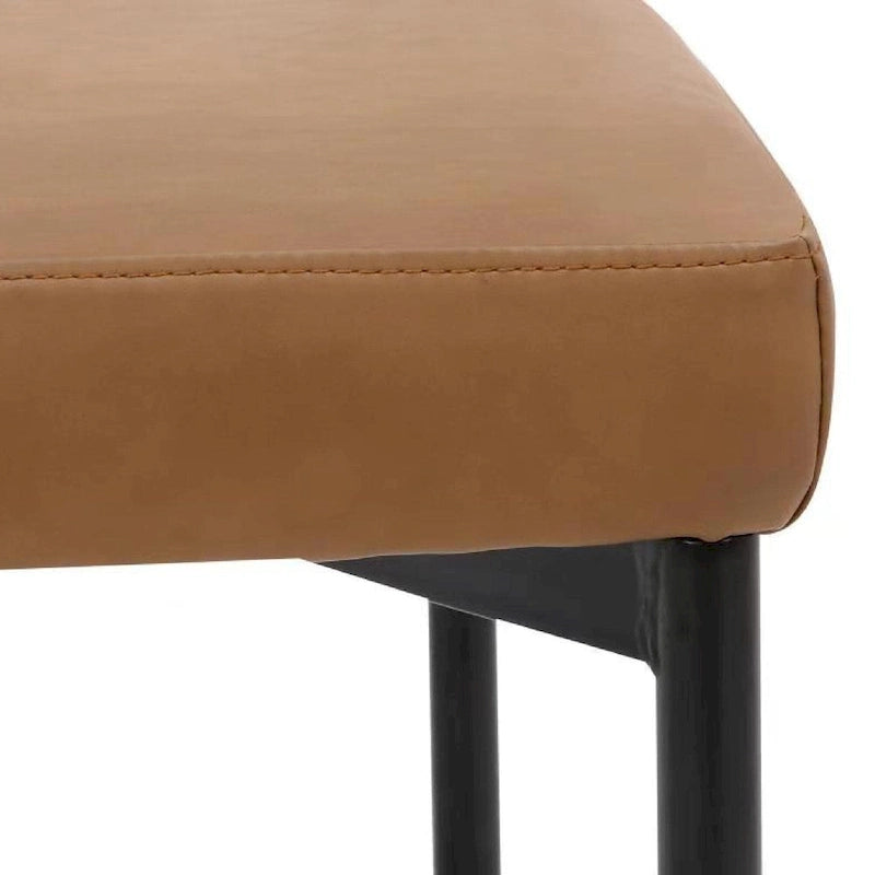 Tabouret de bar et chaise de salle à manger en métal mi-siècle Boucle marron/gris clair/or/crème avec dossier rembourré – De l'unité au lot de 6