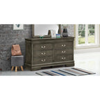 Commode de chambre 6 tiroirs, style traditionnel, plusieurs coloris disponibles, montage par 1 personne