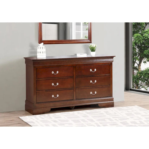 Commode de chambre 6 tiroirs, style traditionnel, plusieurs coloris disponibles, montage par 1 personne