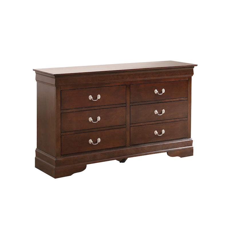 Commode de chambre 6 tiroirs, style traditionnel, plusieurs coloris disponibles, montage par 1 personne