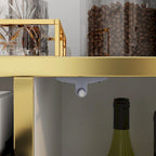 Buffet de cuisine pop-up, blanc/noir, 1-2 tiroirs, pour 1-2 personnes