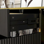 Buffet de cuisine pop-up, blanc/noir, 1-2 tiroirs, pour 1-2 personnes
