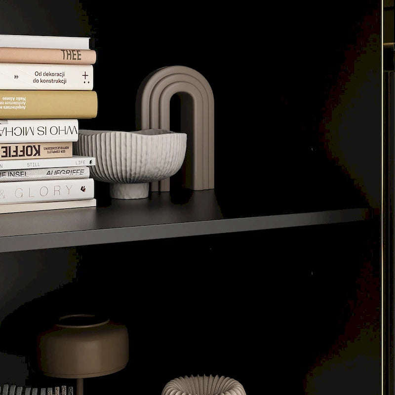 Buffet de cuisine pop-up, blanc/noir, 1-2 tiroirs, pour 1-2 personnes