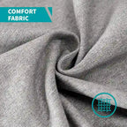 Causeuse en lin, 2 places, Gris foncé / Gris clair / Beige