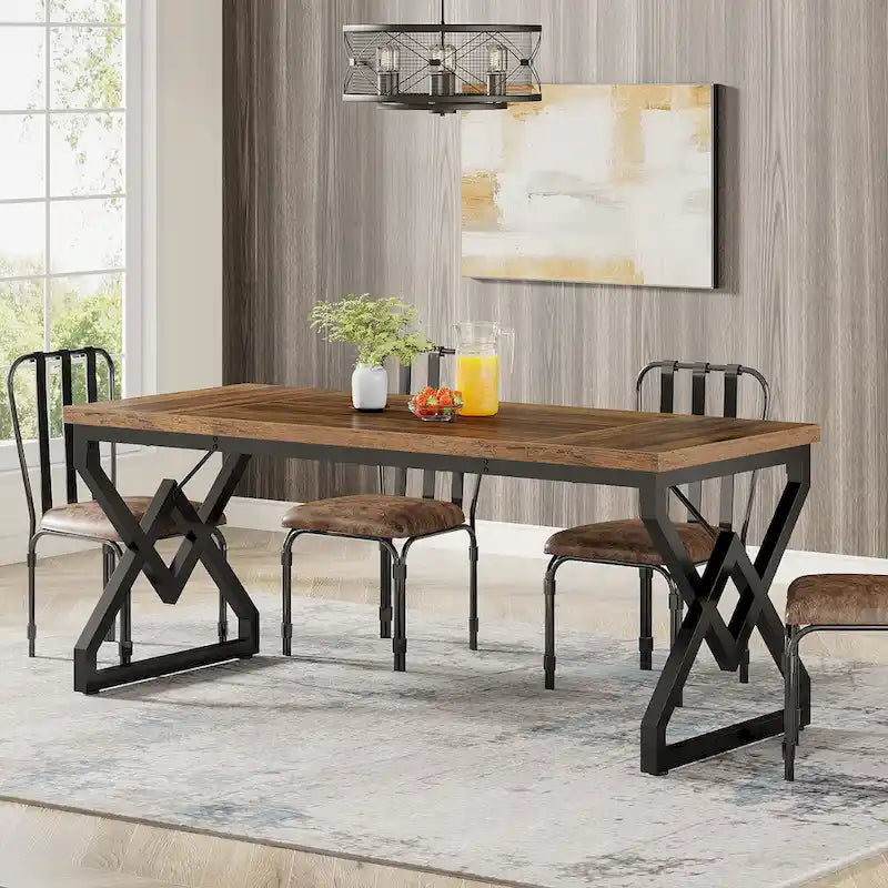 Bureau de direction gris/brun, individuel, 160 cm