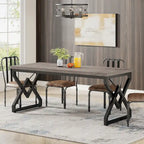 Bureau de direction gris/brun, individuel, 160 cm