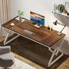Bureau de direction gris/brun, individuel, 160 cm