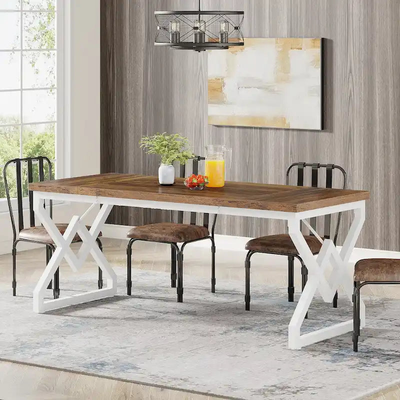 Bureau de direction gris/brun, individuel, 160 cm