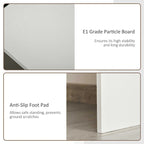 Bureau d'angle informatique en L/I noir/blanc avec rangement, poste de travail individuel