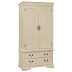 Armoire en bois de style classique – Blanc / Gris / Chêne / Beige / Cerisier / Expresso / Noir | 1 personne