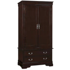 Armoire en bois de style classique – Blanc / Gris / Chêne / Beige / Cerisier / Expresso / Noir | 1 personne