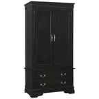 Armoire en bois de style classique – Blanc / Gris / Chêne / Beige / Cerisier / Expresso / Noir | 1 personne