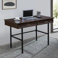 Bureau Espresso, simple, cadre en acier