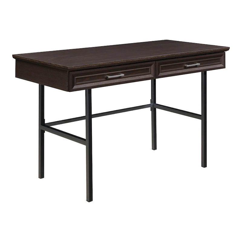 Bureau Espresso, simple, cadre en acier