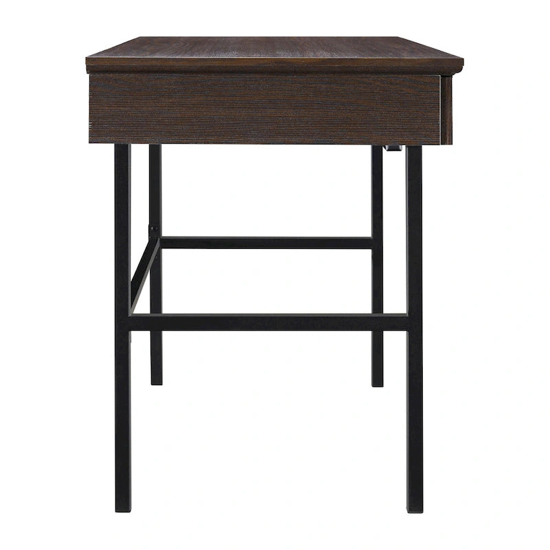 Bureau Espresso, simple, cadre en acier