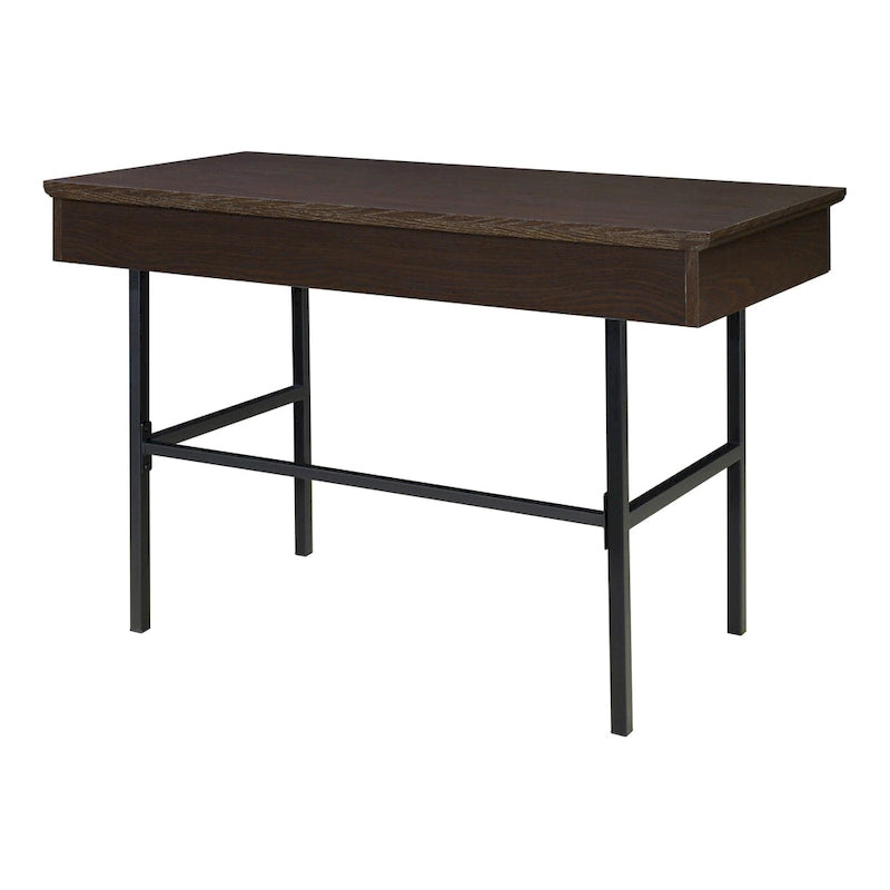 Bureau Espresso, simple, cadre en acier