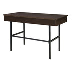 Bureau Espresso, simple, cadre en acier
