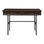 Bureau Espresso, simple, cadre en acier