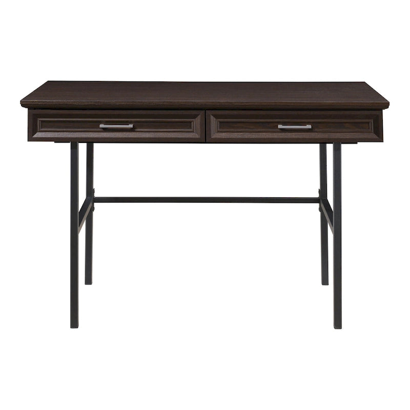Bureau Espresso, simple, cadre en acier
