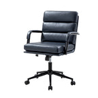 Chaise de bureau pivotante en similicuir avec inclinaison verrouillable, une place, multicolore