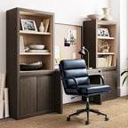 Chaise de bureau pivotante en similicuir avec inclinaison verrouillable, une place, multicolore