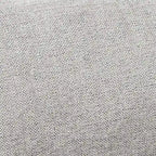 Fauteuil inclinable pivotant et à bascule en tissu gris/argenté/gris fumé, à inclinaison manuelle, une place