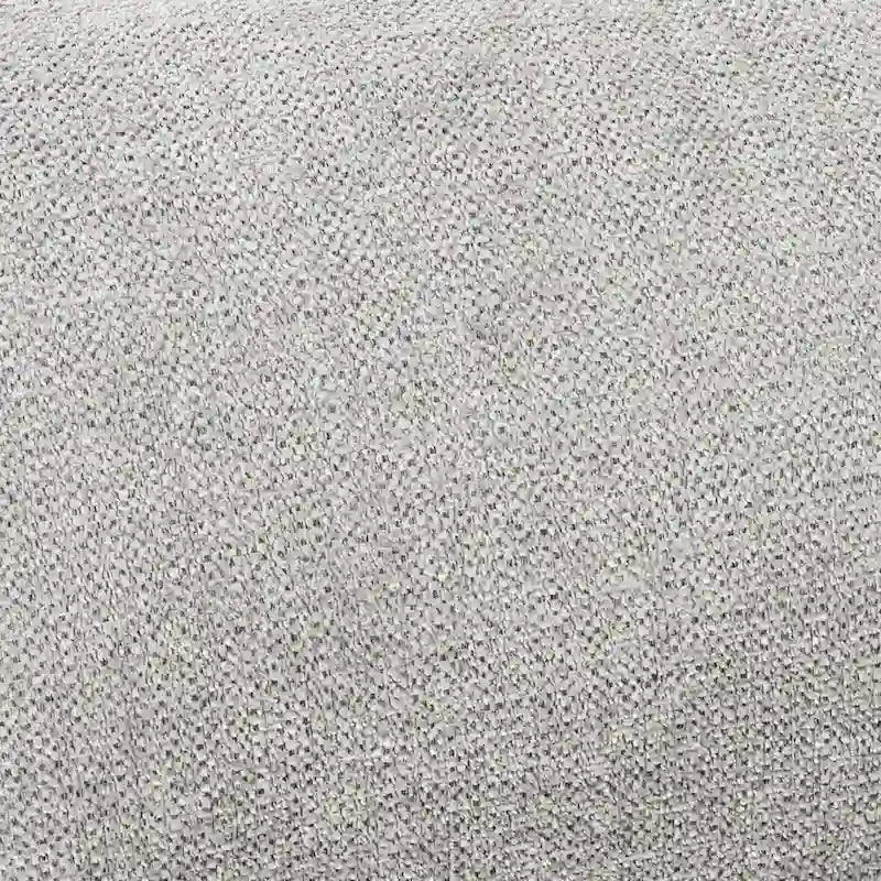Fauteuil inclinable pivotant et à bascule en tissu gris/argenté/gris fumé, à inclinaison manuelle, une place