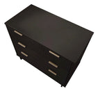 Ensemble commode et table de chevet 2 pièces – Style nervuré moderne, 6 couleurs, 1 chambre