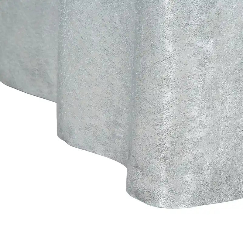 Table basse ronde en argent antique, style moderne, 1 personne
