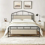 Eufemia Industrial 62 High Headboard Platform Metal Bed Frame by HULALA HOME