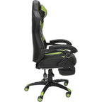 Chaise de jeu inclinable avec repose-pieds, multicolore, un siège