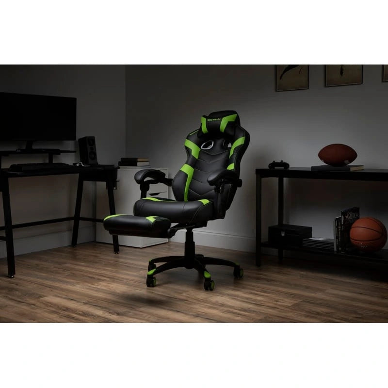 Chaise de jeu inclinable avec repose-pieds, multicolore, un siège