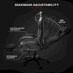 Chaise de jeu inclinable avec repose-pieds, multicolore, un siège