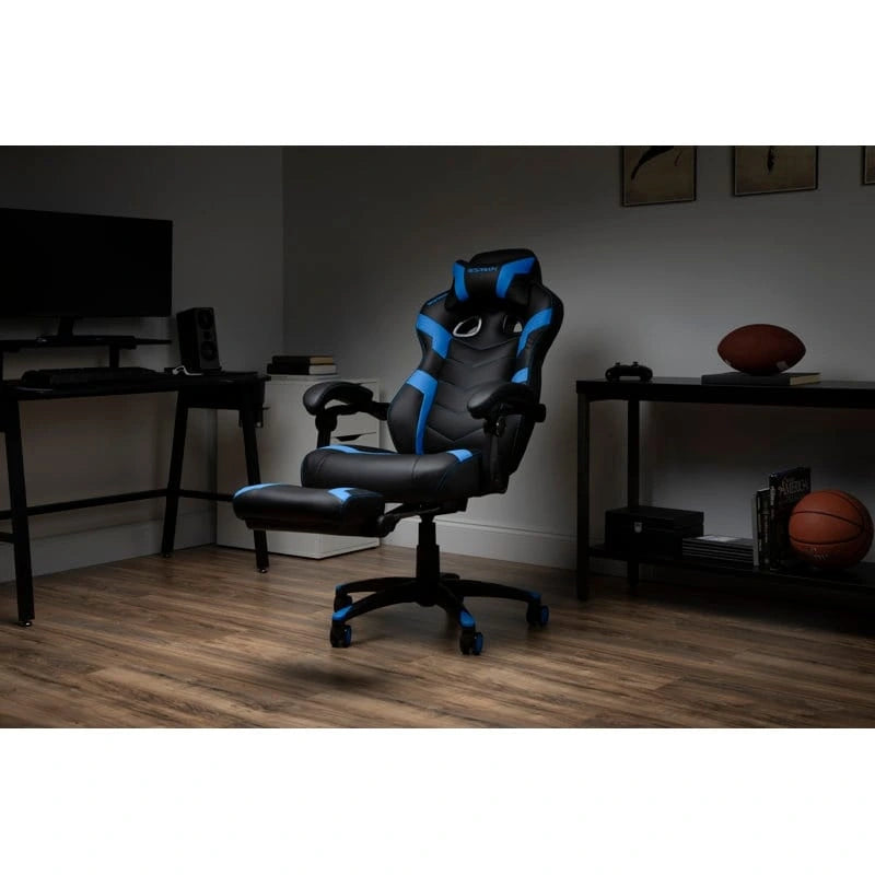 Chaise de jeu inclinable avec repose-pieds, multicolore, un siège