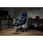 Chaise de jeu inclinable avec repose-pieds, multicolore, un siège