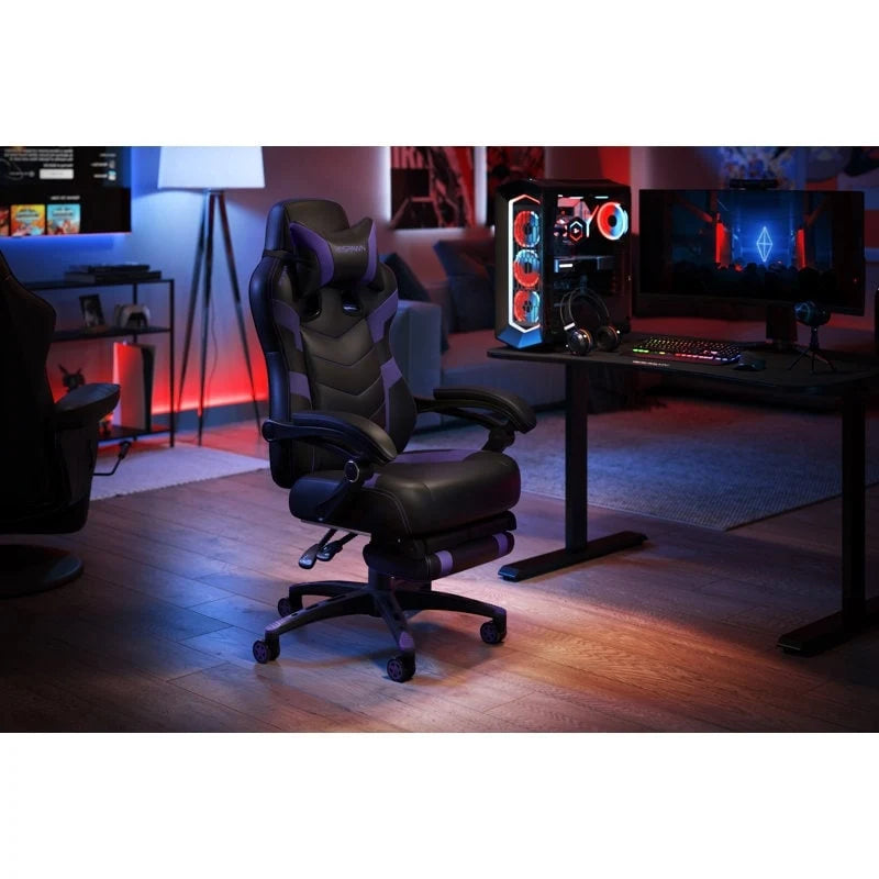 Chaise de jeu inclinable avec repose-pieds, multicolore, un siège