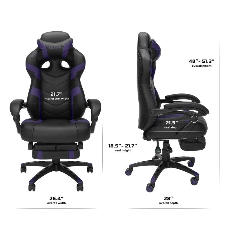 Chaise de jeu inclinable avec repose-pieds, multicolore, un siège