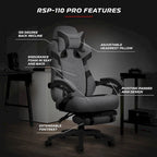Chaise de jeu inclinable avec repose-pieds, multicolore, un siège