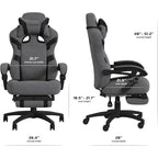 Chaise de jeu inclinable avec repose-pieds, multicolore, un siège